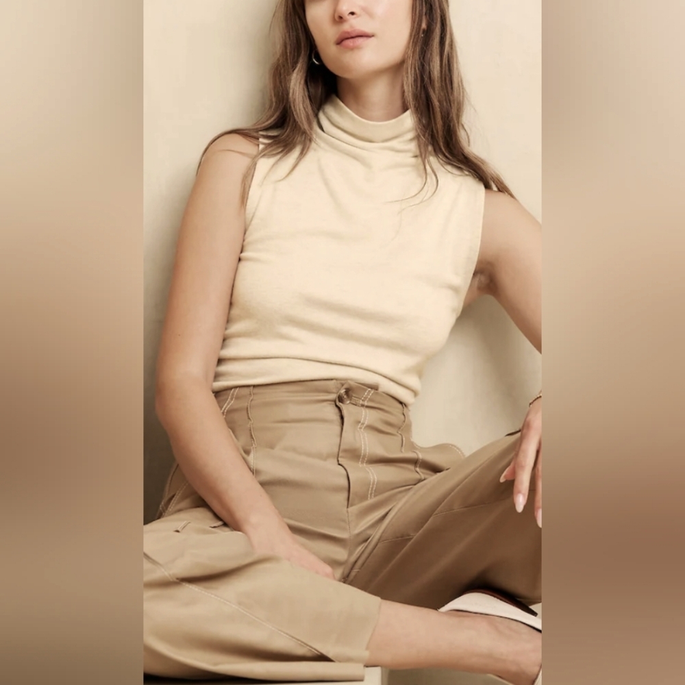 Banana Republic Soft Luxe Turtleneck Top